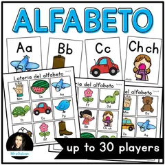 Spanish Alphabet Bingo (Lotería del alfabeto) cover