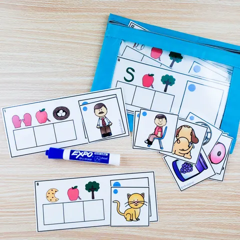 CVC Sound Box Spelling Puzzles