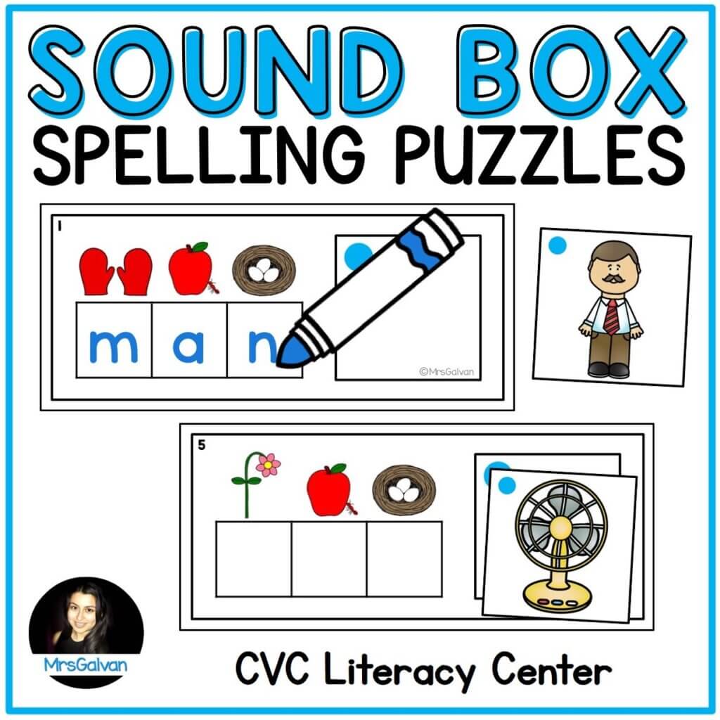 sound box spelling write the word and find the picture